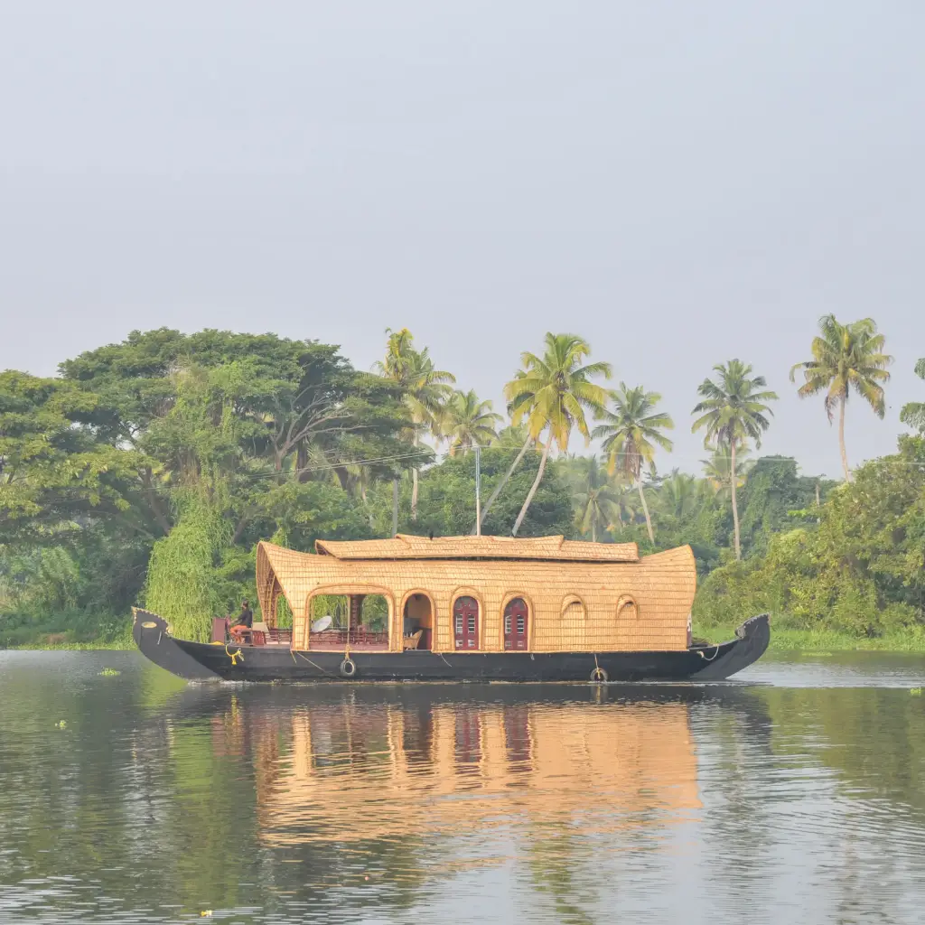 Hausboot in den Backwaters