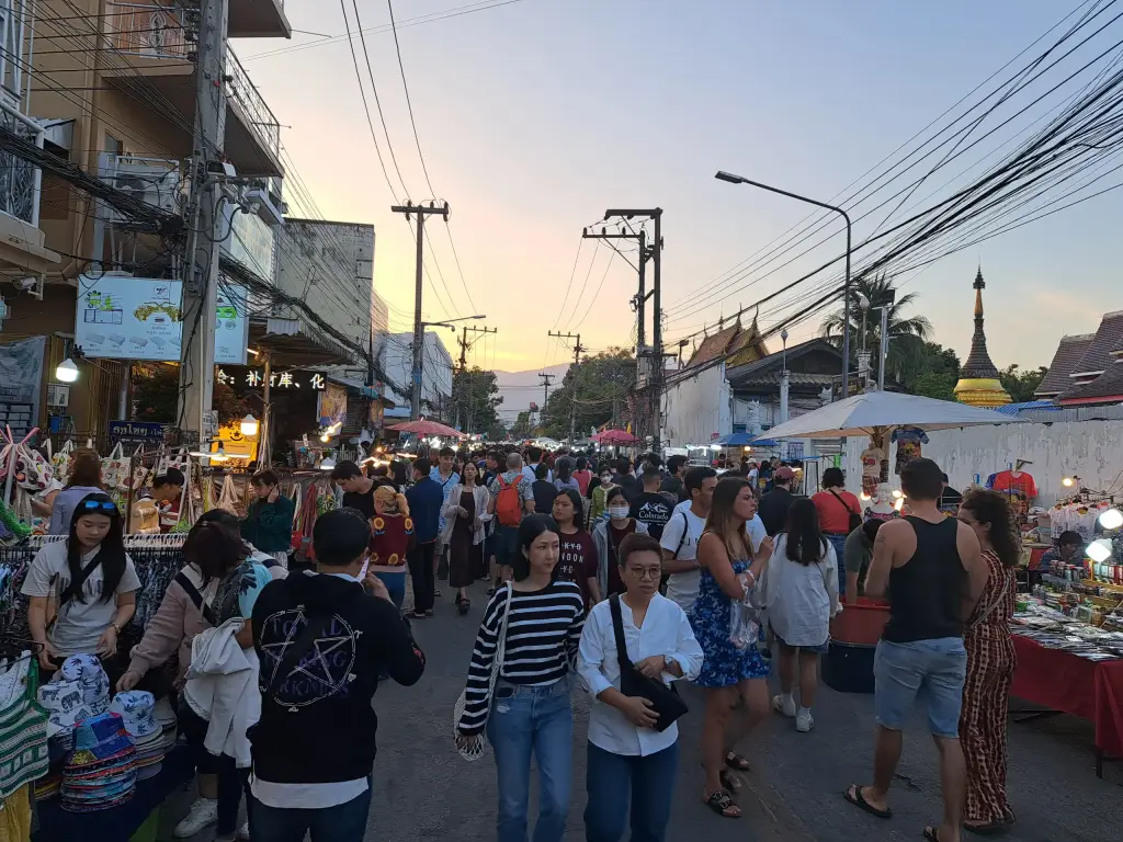 Sunday Walking Street in Chiang Mai