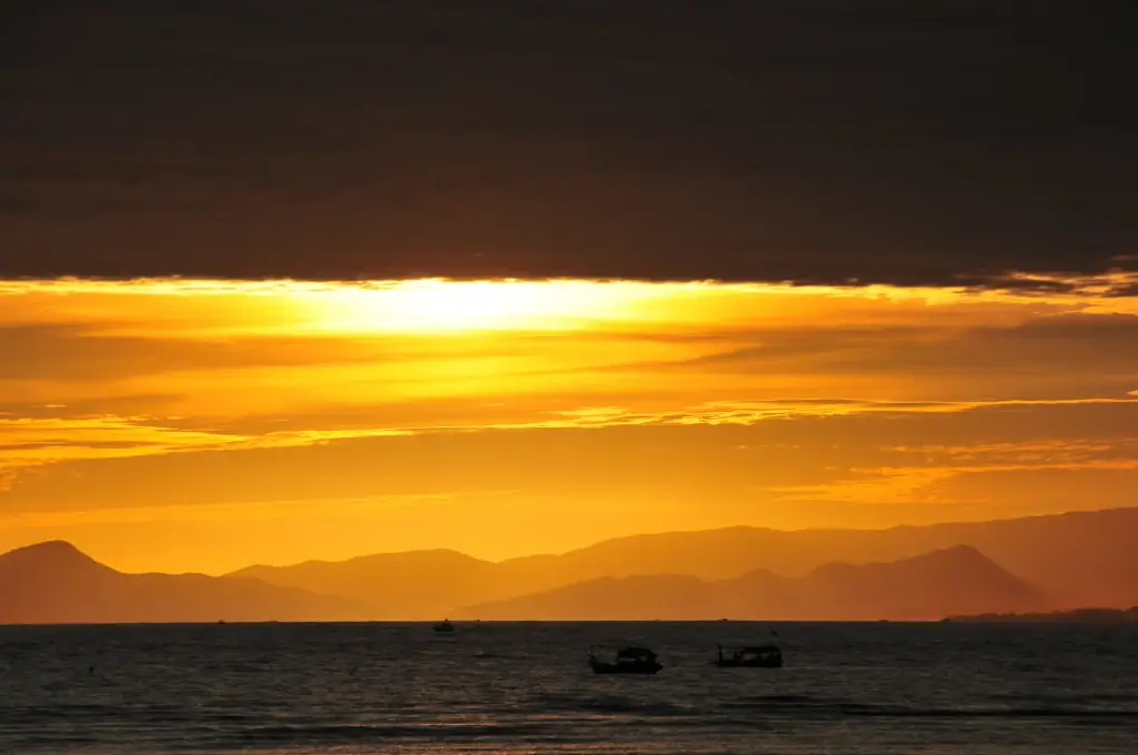 Sonnenuntergang in China