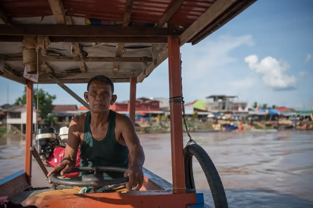 Bootsfahrt auf dem Mekong