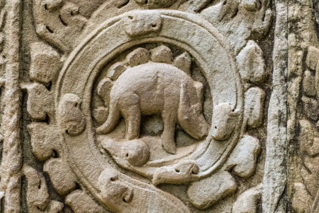 Stegosaurus in Angkor