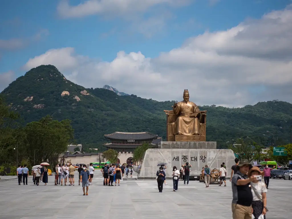 Statue von König Sejong