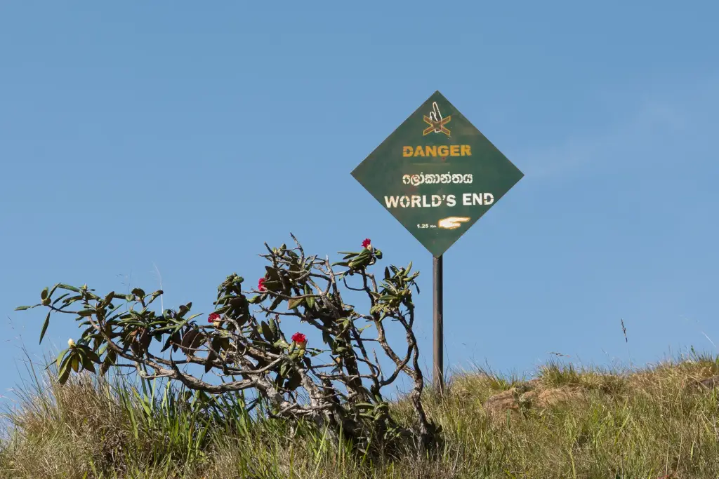 Wanderung zum sog. World's End auf der Hochebene von Nuwara Eliya.