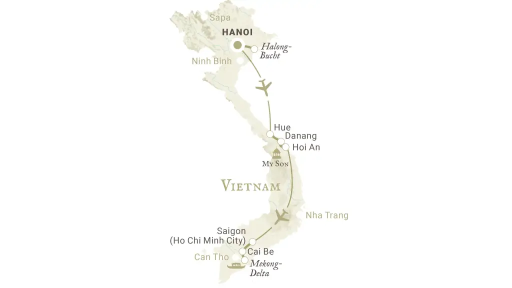 Reiseroute Faszinierendes Vietnam