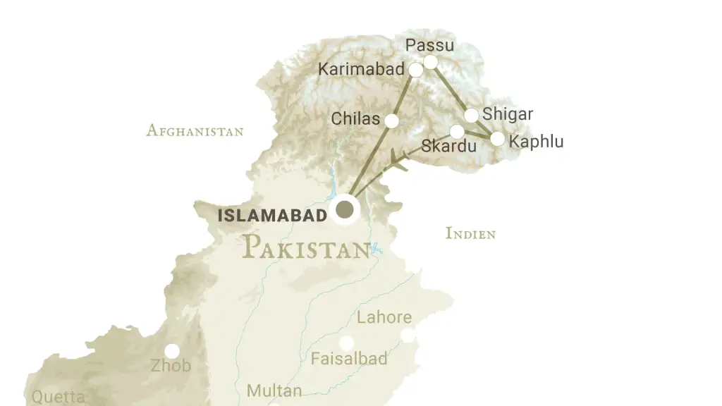 Reiseroute Pakistan erleben