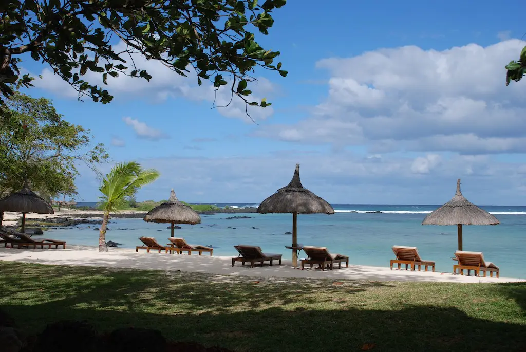 der Strand im Shanti Maurice