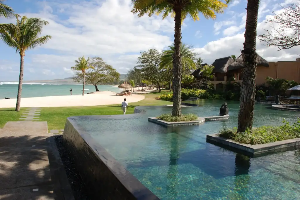 Pool im Shanti Maurice