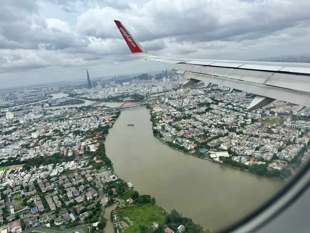 Flug nach Saigon