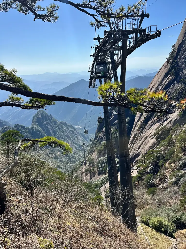Seilbahn beim Huangshan