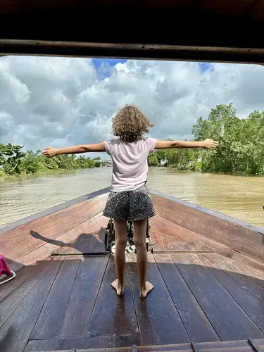 Hausbootfahrt auf dem Mekong