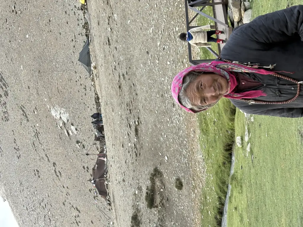 Nomadin aus Changthang