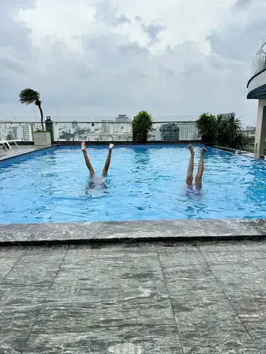 der Pool darf nicht fehlen - Erfrischung tut gut