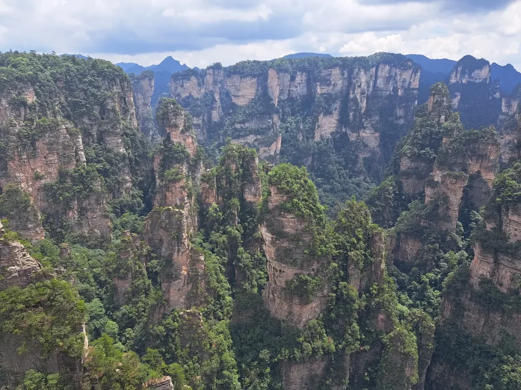 das fantastische Panorama von oben