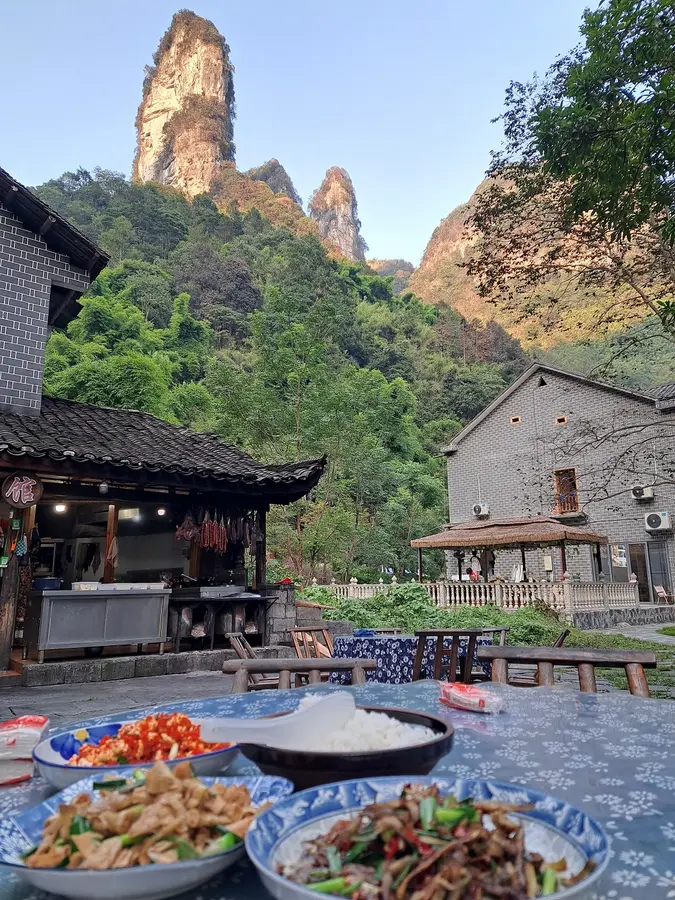 Dieses Abendessen wird mir dank der tollen Aussicht noch lange in Erinnerung bleiben.