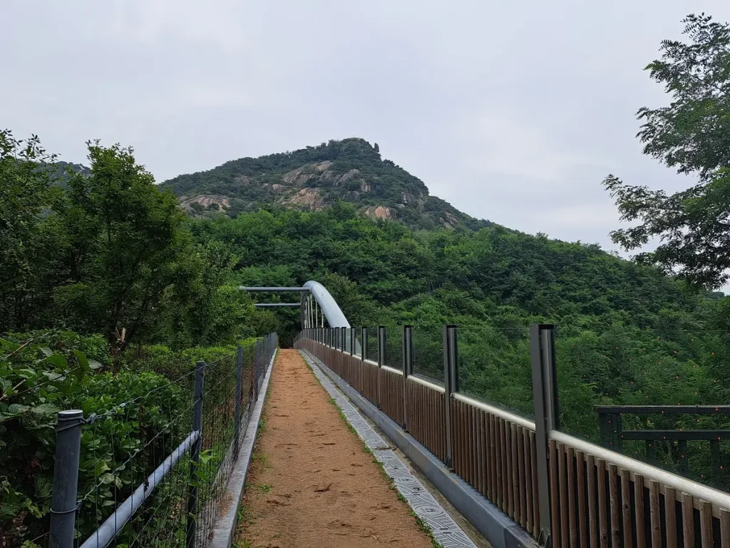 Der Start unserer Wanderung in den Bergen von Seoul - kaum zu glauben, dass wir uns immer noch mitten in der Metropole befinden.