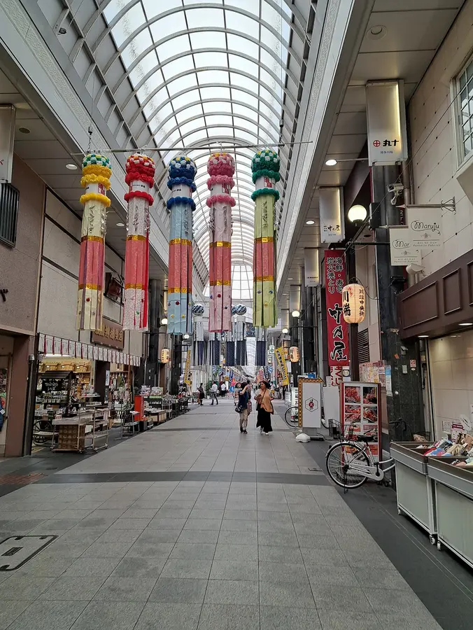 Eine für Japan typische Shopping Arcade