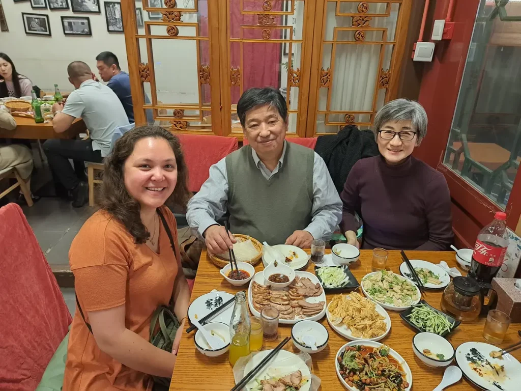Abendessen mit meinen chinesischen Gasteltern