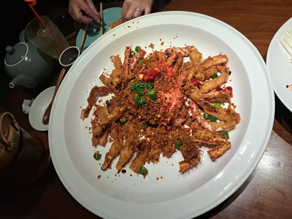 eine gigantische Snowcrab haben wir uns auch gegönnt