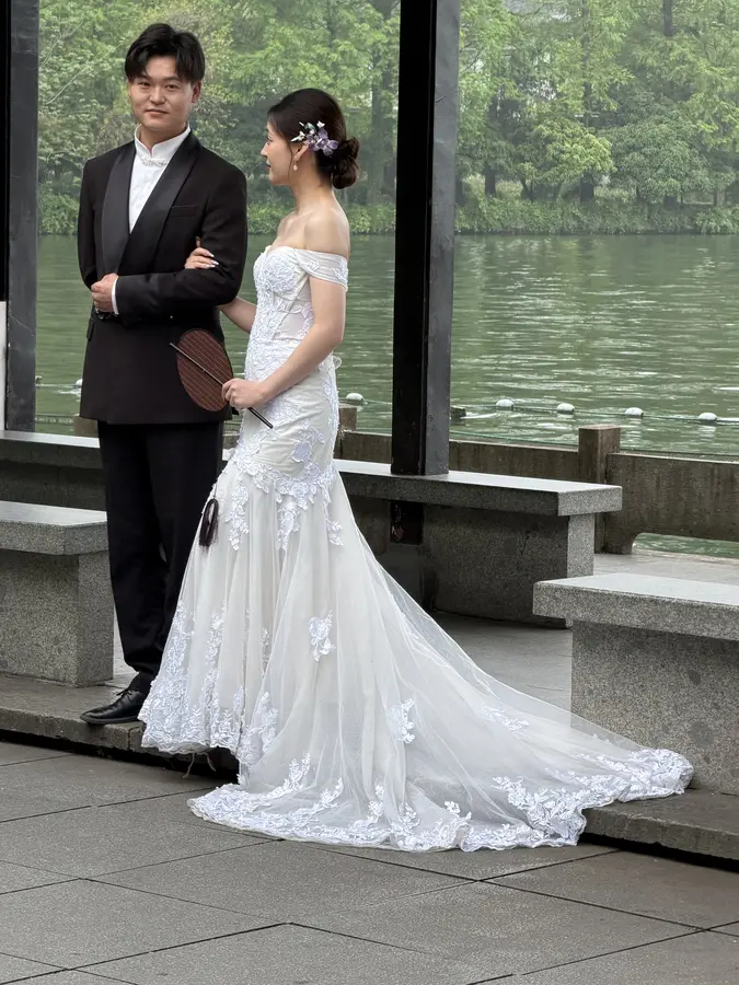 am See werden viele Fotoshootings gemacht, auch von Hochzeitspaaren