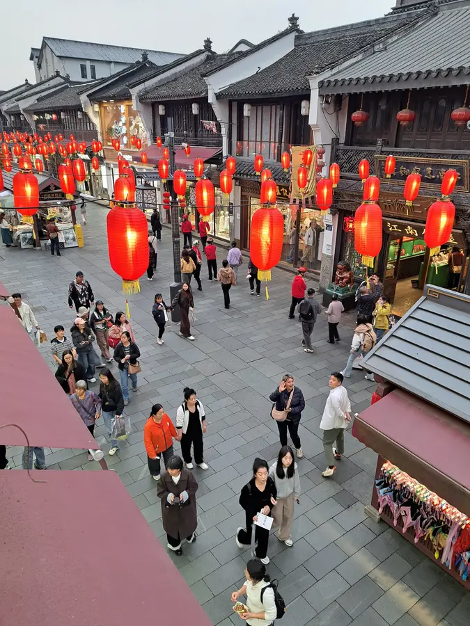 die Hefang Strasse in Hangzhou