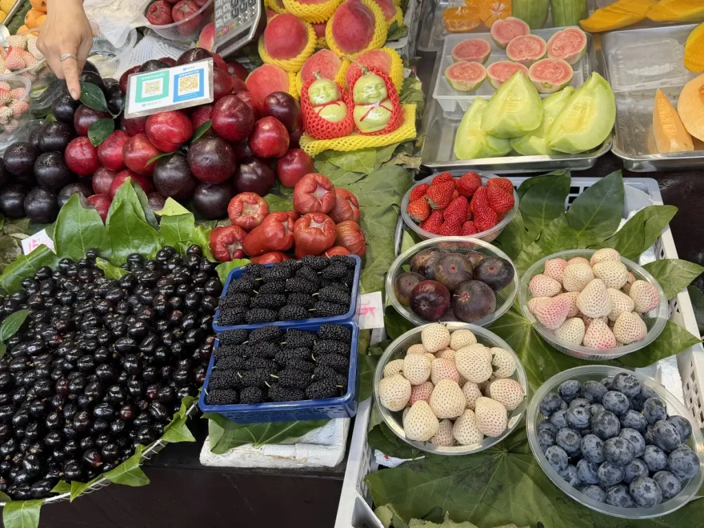 diese leckeren Früchte mussten wir gleich ausprobieren
