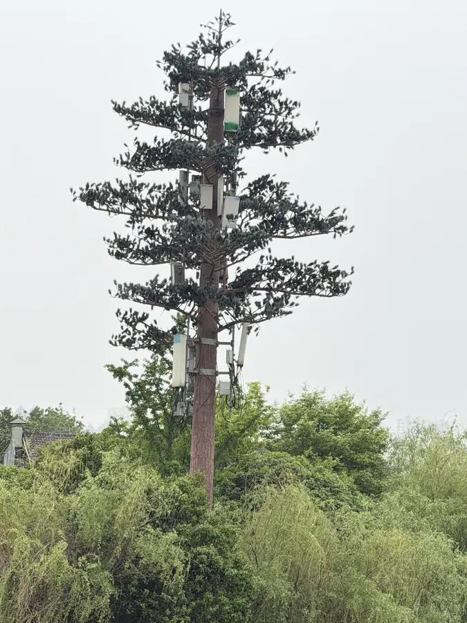 als Baum getarnte Handyantenne