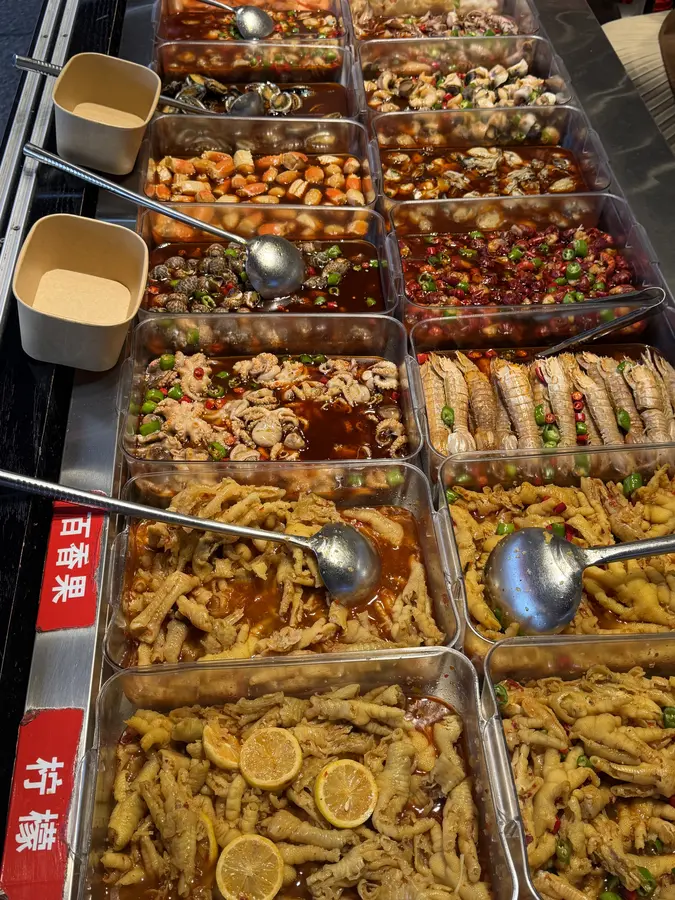 hier gibt es viel Streetfood