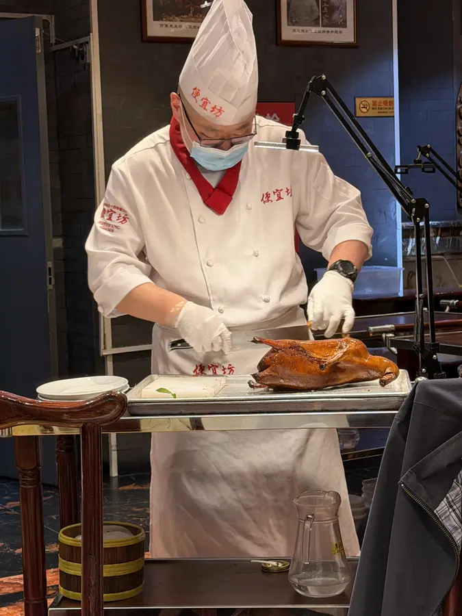 es gibt die berühmte Peking-Ente