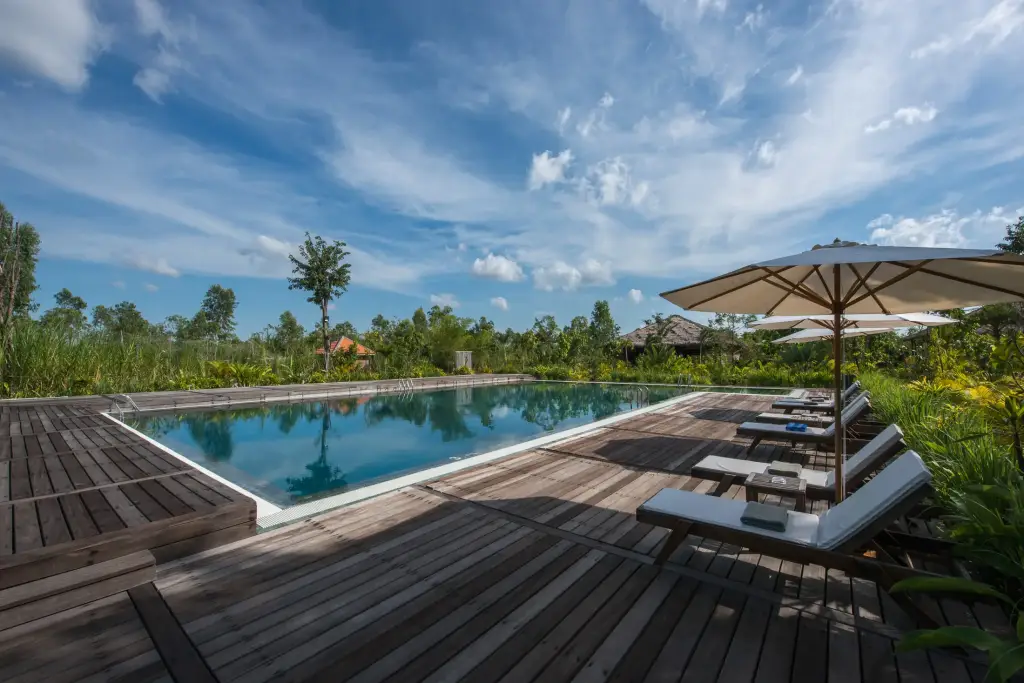 Pool im Farmhouse Smiling Gecko