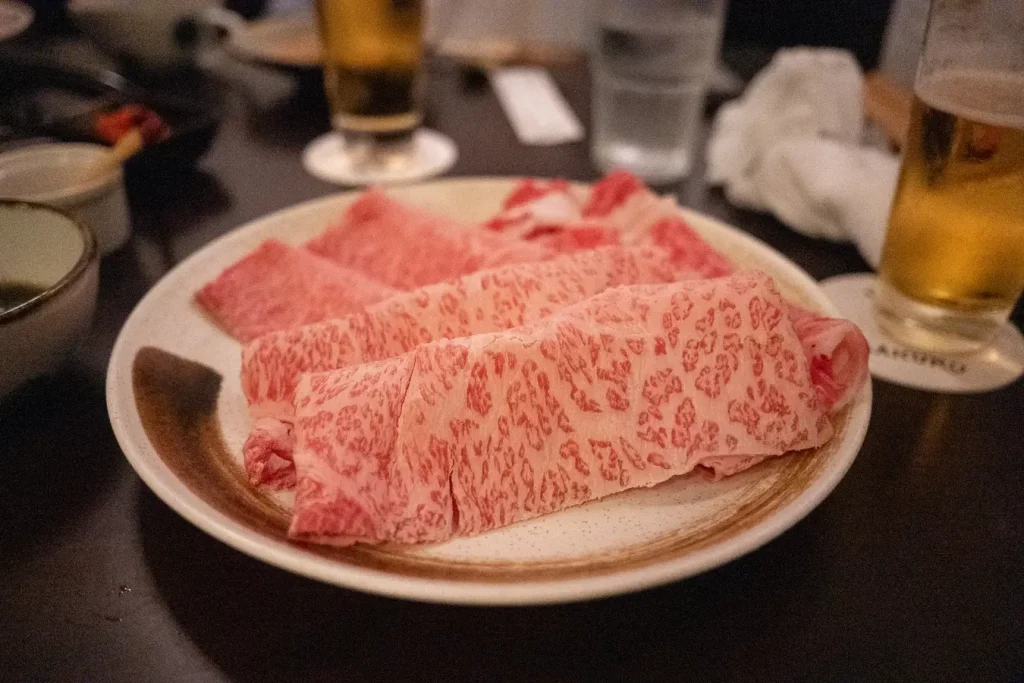 Shabu Shabu zum Abschluss der Reise