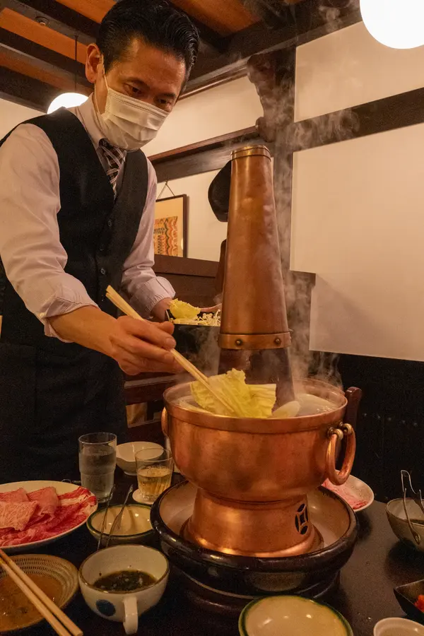 Shabu Shabu zum Abschluss der Reise