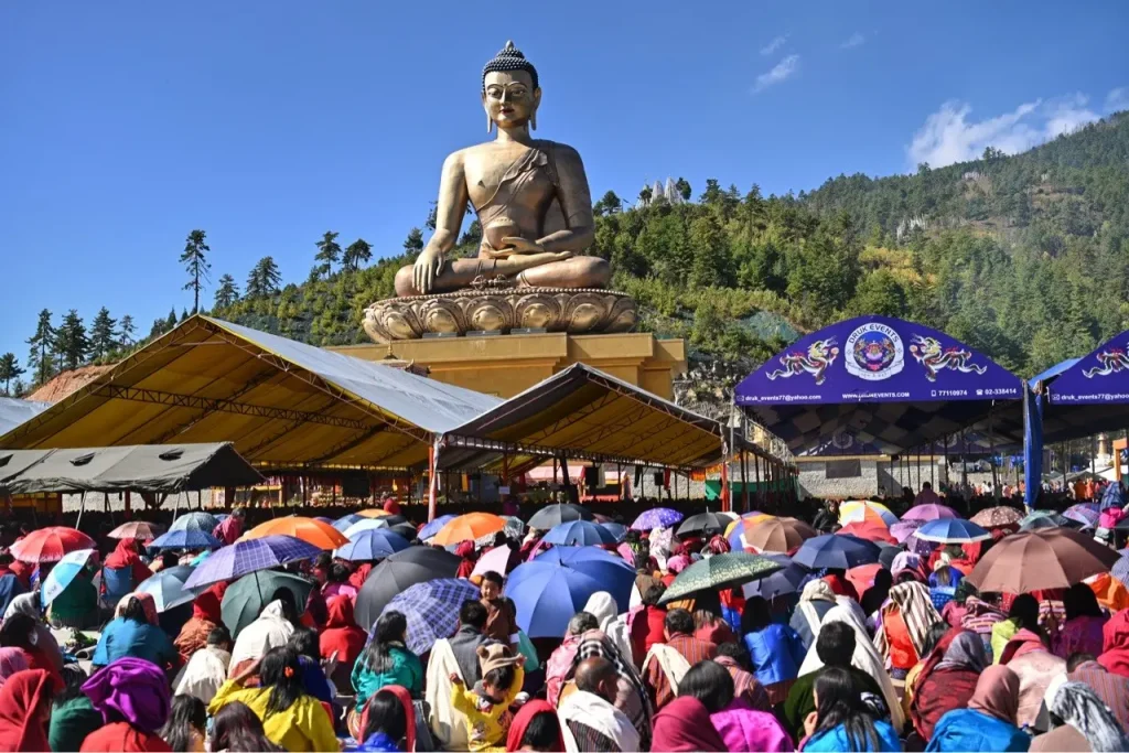 riesige Statue des Buddha Dordenma