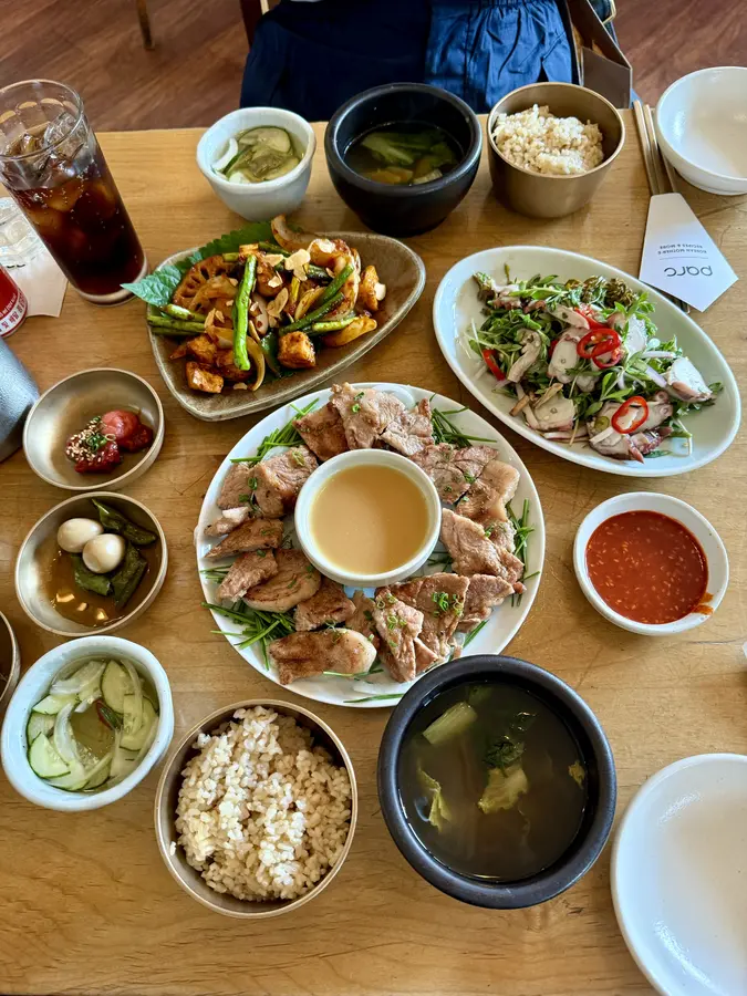 Auswahl im Restaurant «Parc»