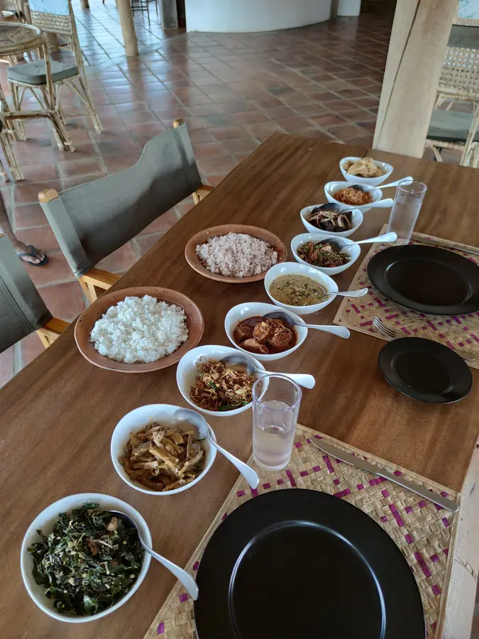 ein typisches Mittagessen