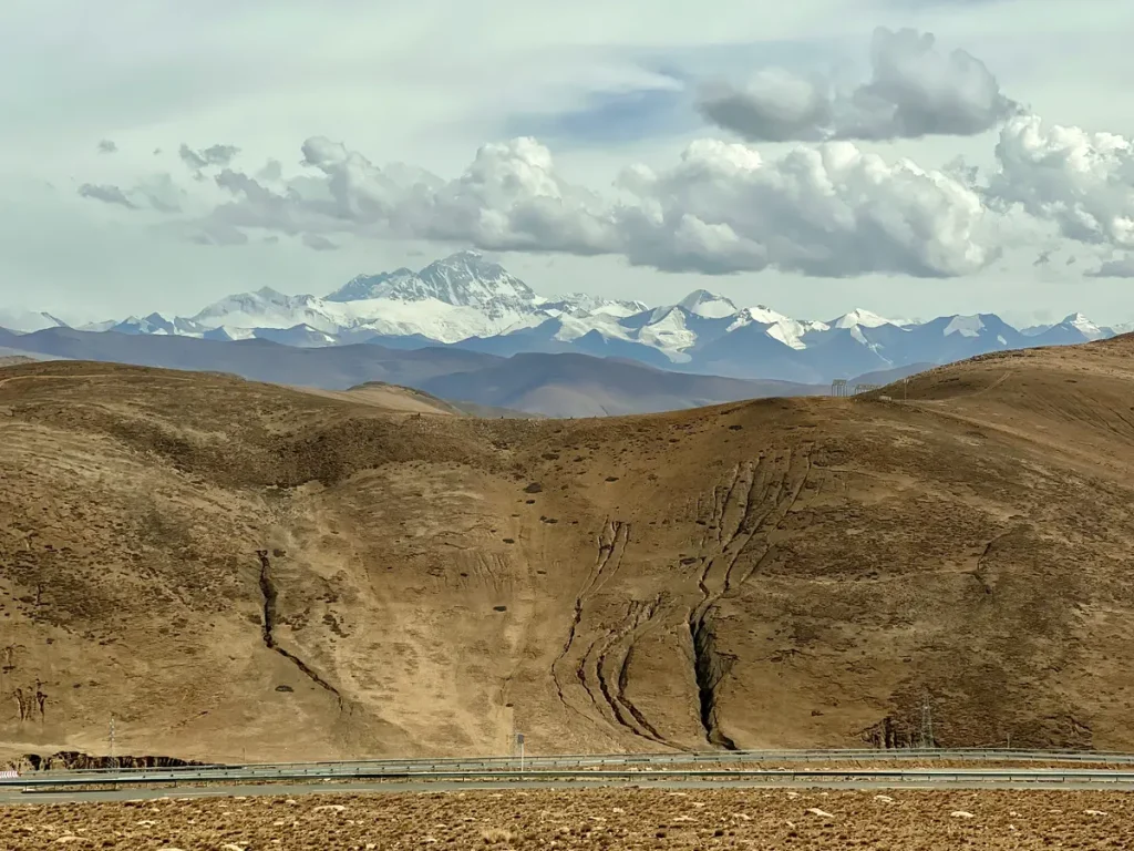 Erster Blick auf die Himalaya