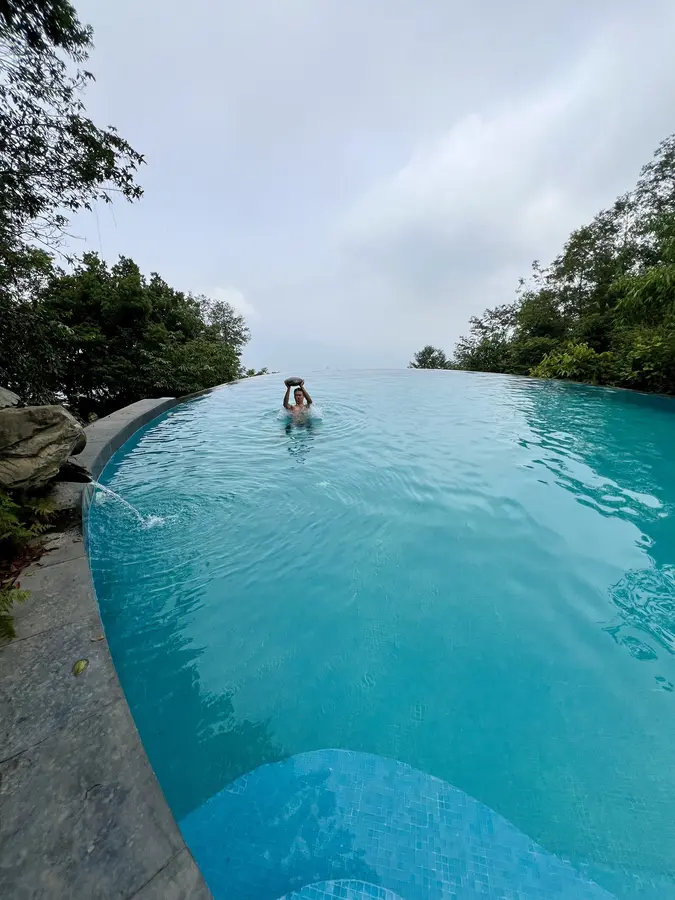 Entspannen im Pool