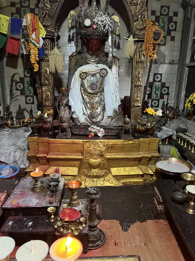 Speaking Buddha in Bhaktapur