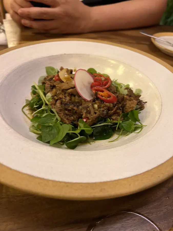 Abendessen im Farmhouse Restaurant