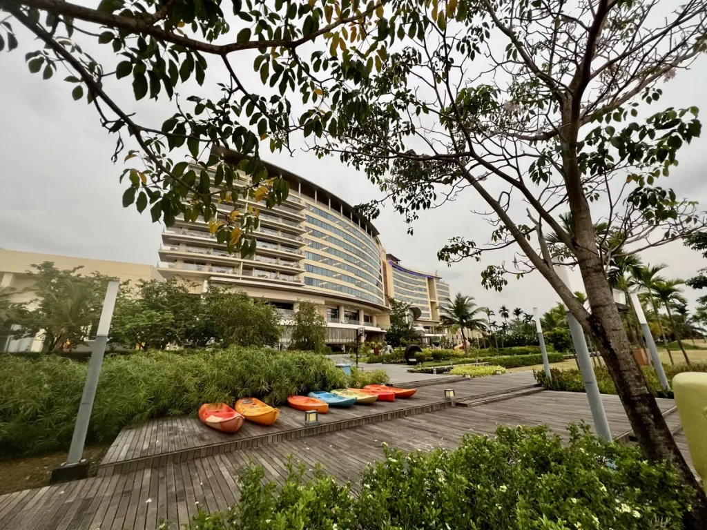 Das Grand Hyatt auf Bolgatty Island