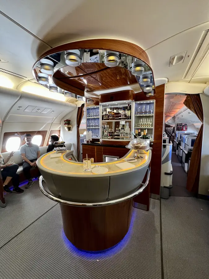 Bar auf der A380