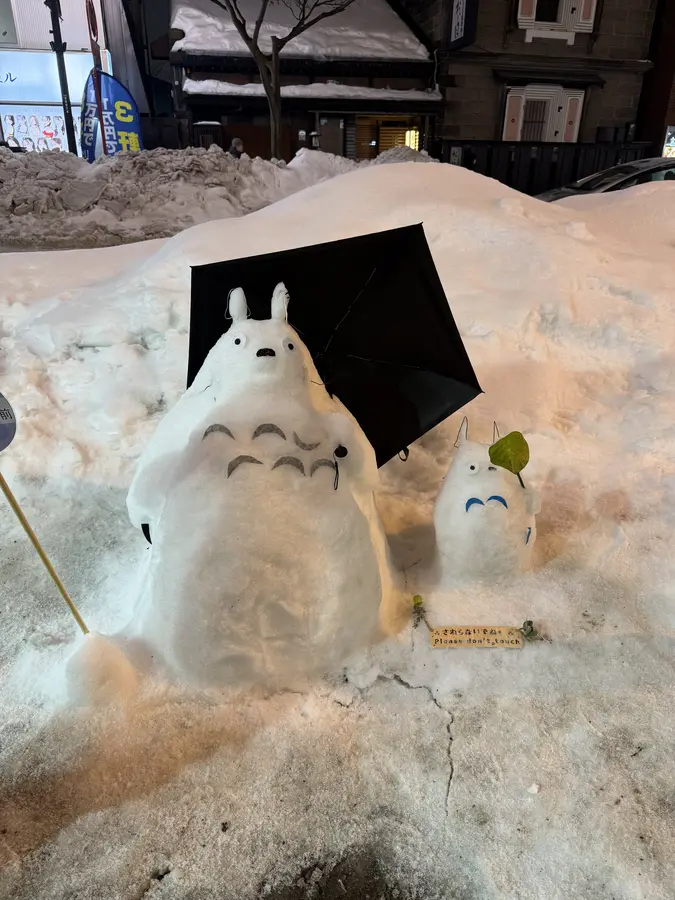 Anime Schneefiguren