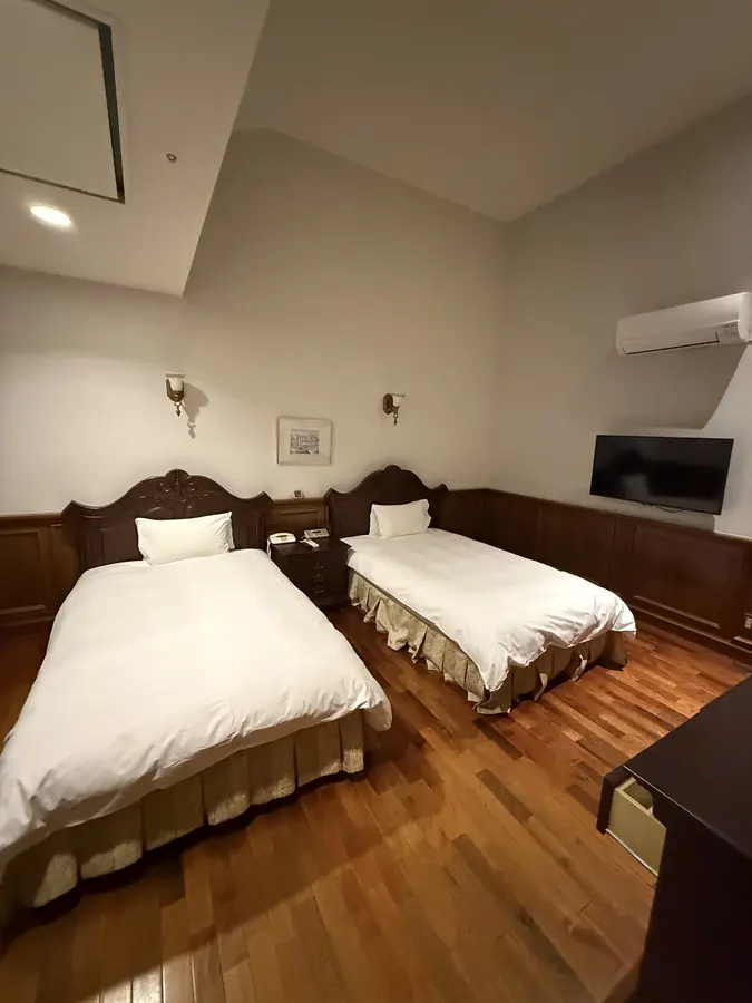 Unser Zimmer im Hotel Bearmonte in Asahidake