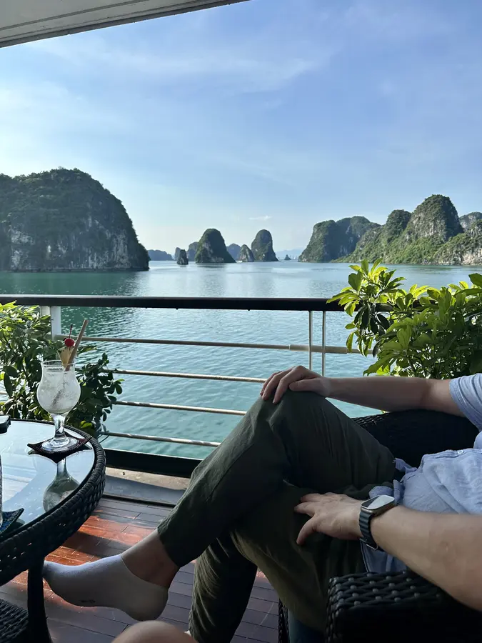 Am Nachmittag geniessen wir die Fahrt und die tolle Aussicht.