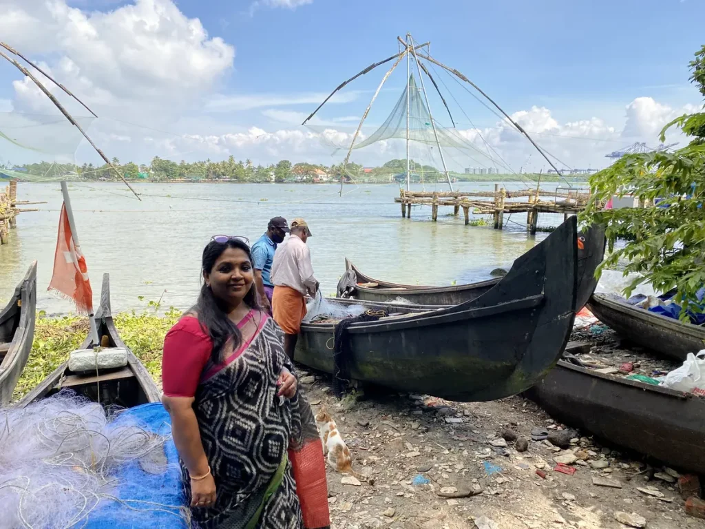 Cochin mit seinen berühmten Fischernetzen
