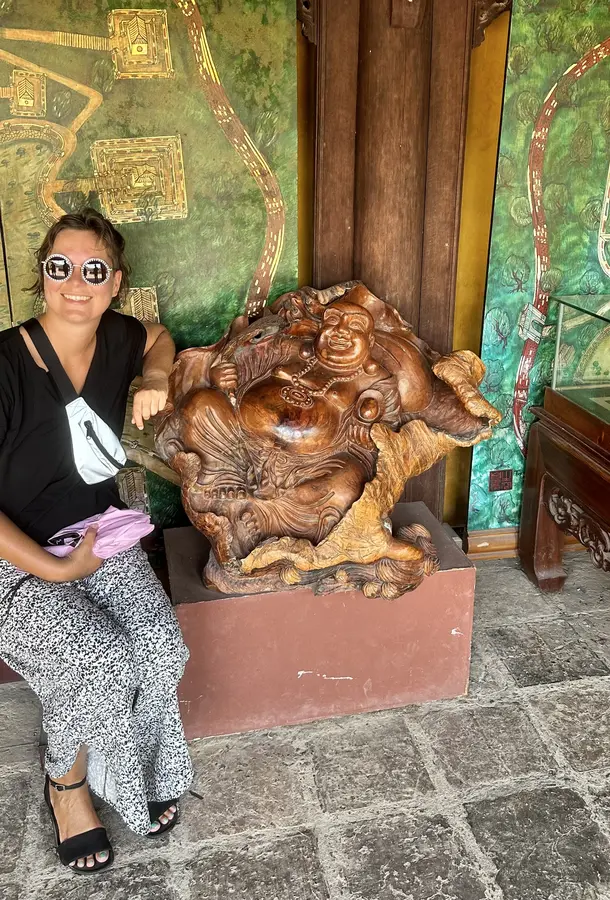 Pause beim dicken Buddha.