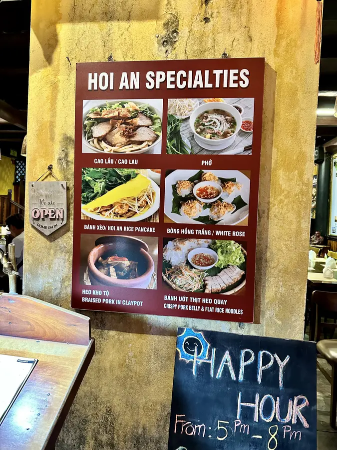 Hoi An ist für einige Spezialitäten bekannt.