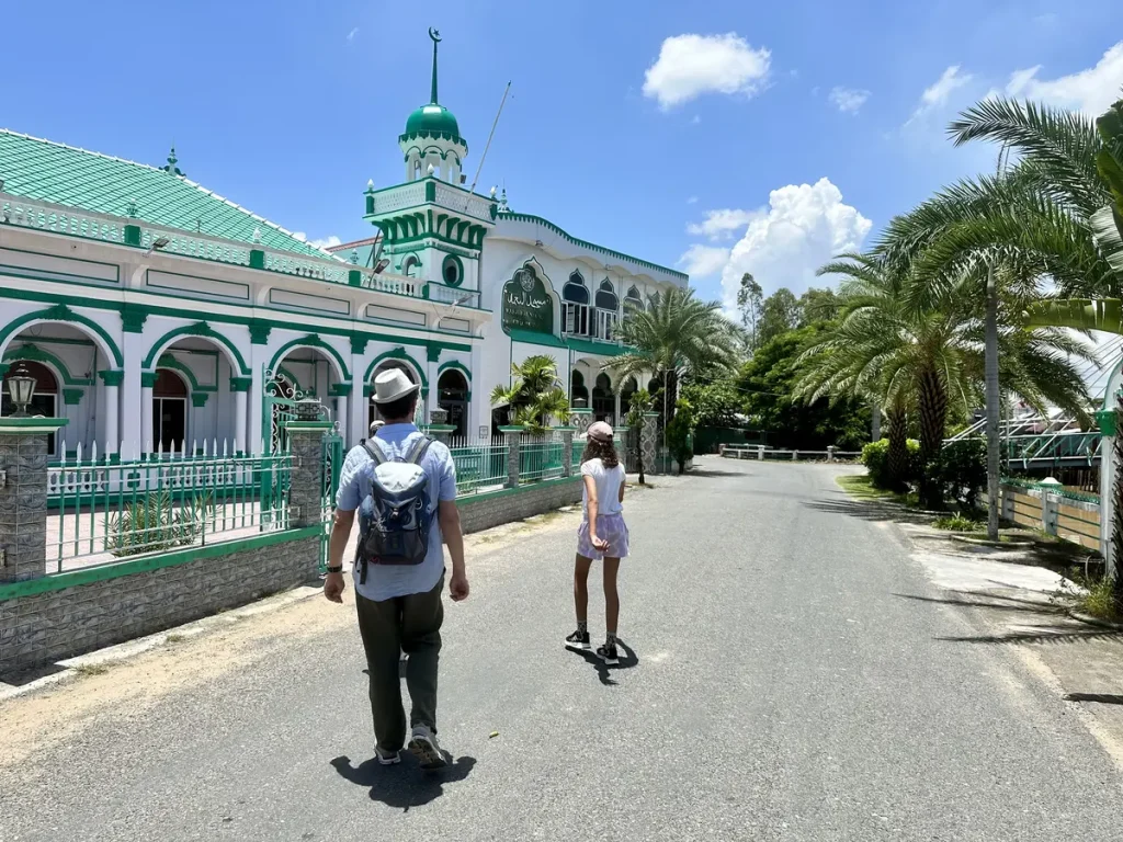 Grosse Moschee - hier leben viele Muslime.