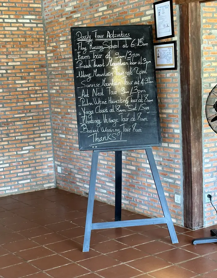 Jeden Tag gibt es mehrere Aktivitäten im Farmhouse.