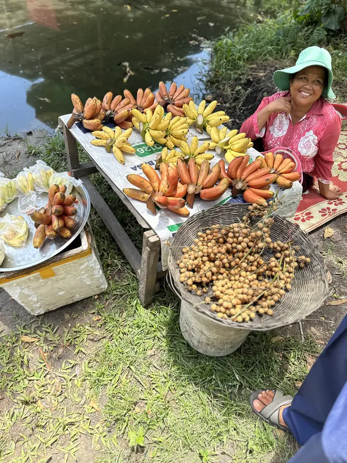 Welche Banane schmeckt süsser? Das war unsere Wegzehrung.