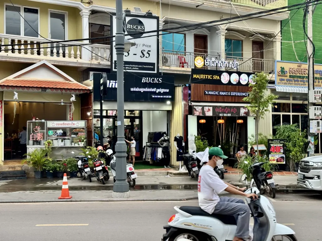 Unterwegs in Siem Reap.